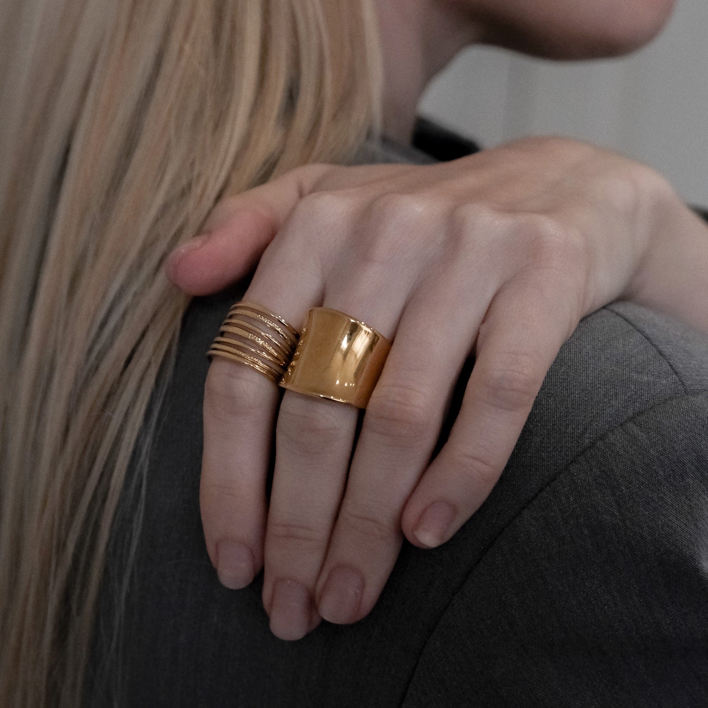 Lucy Chunky Ring Gold