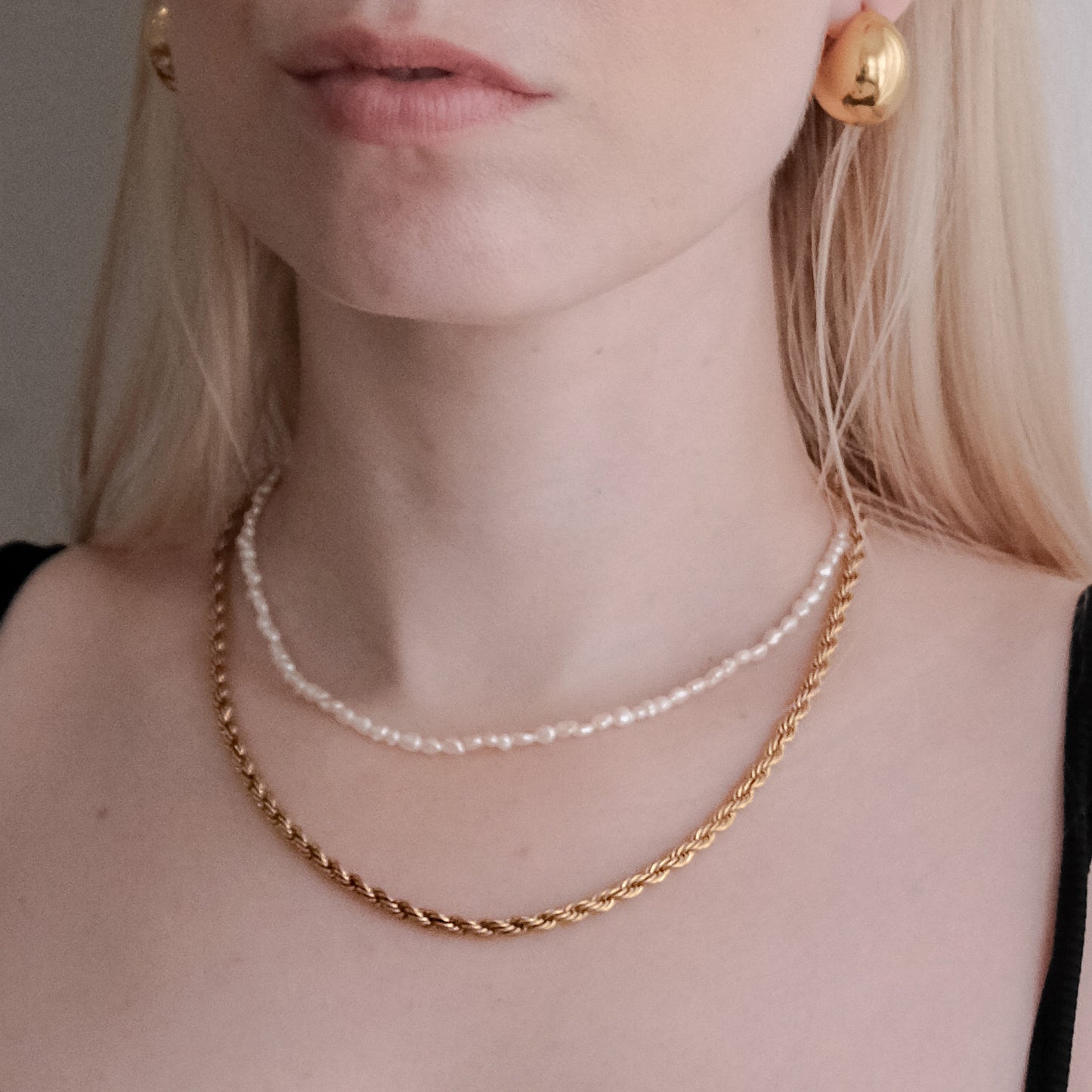 Rope Necklace Gold