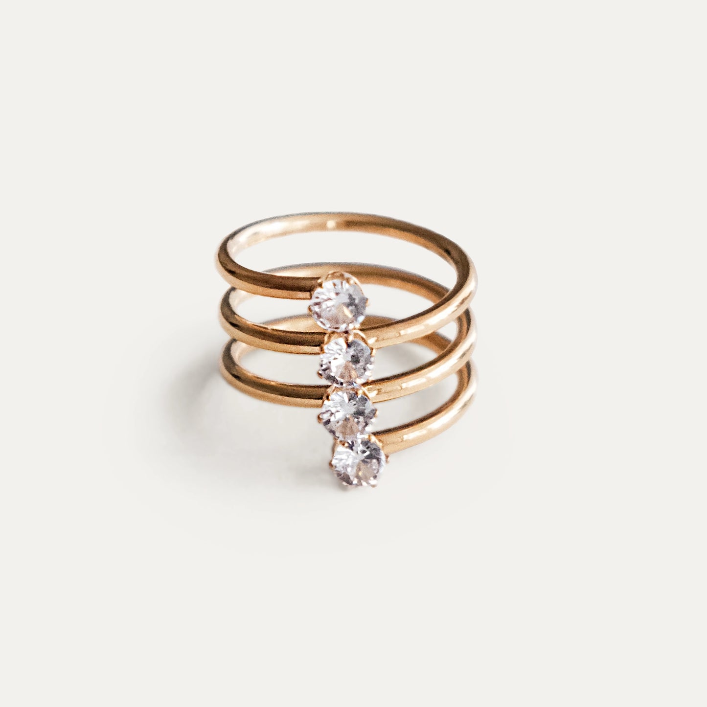 Aria Swirl Ring Gold