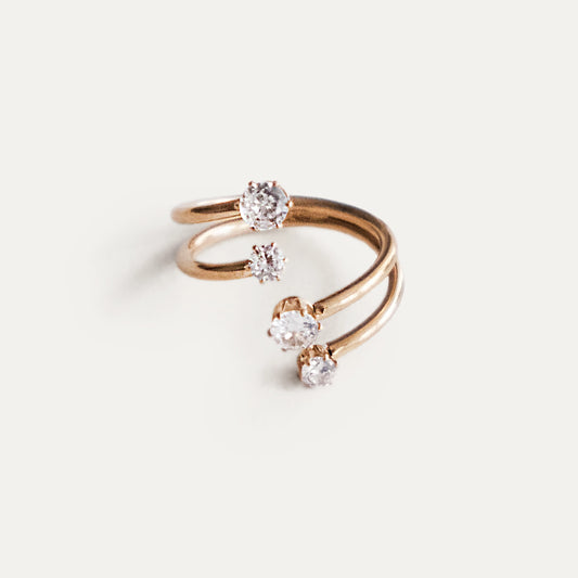 Aria Wrap Ring Gold