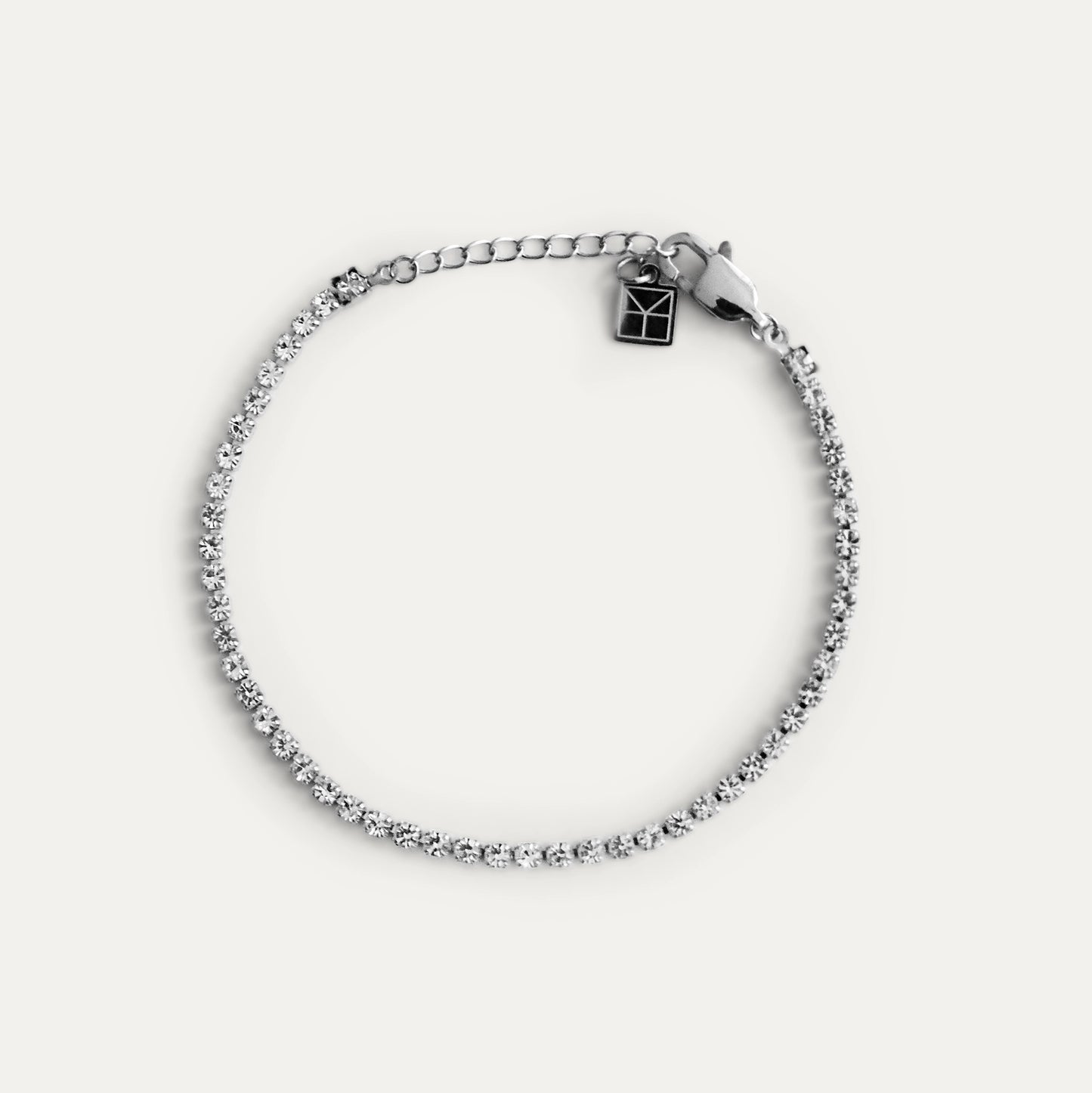 Tennis Chain Bracelet Silver