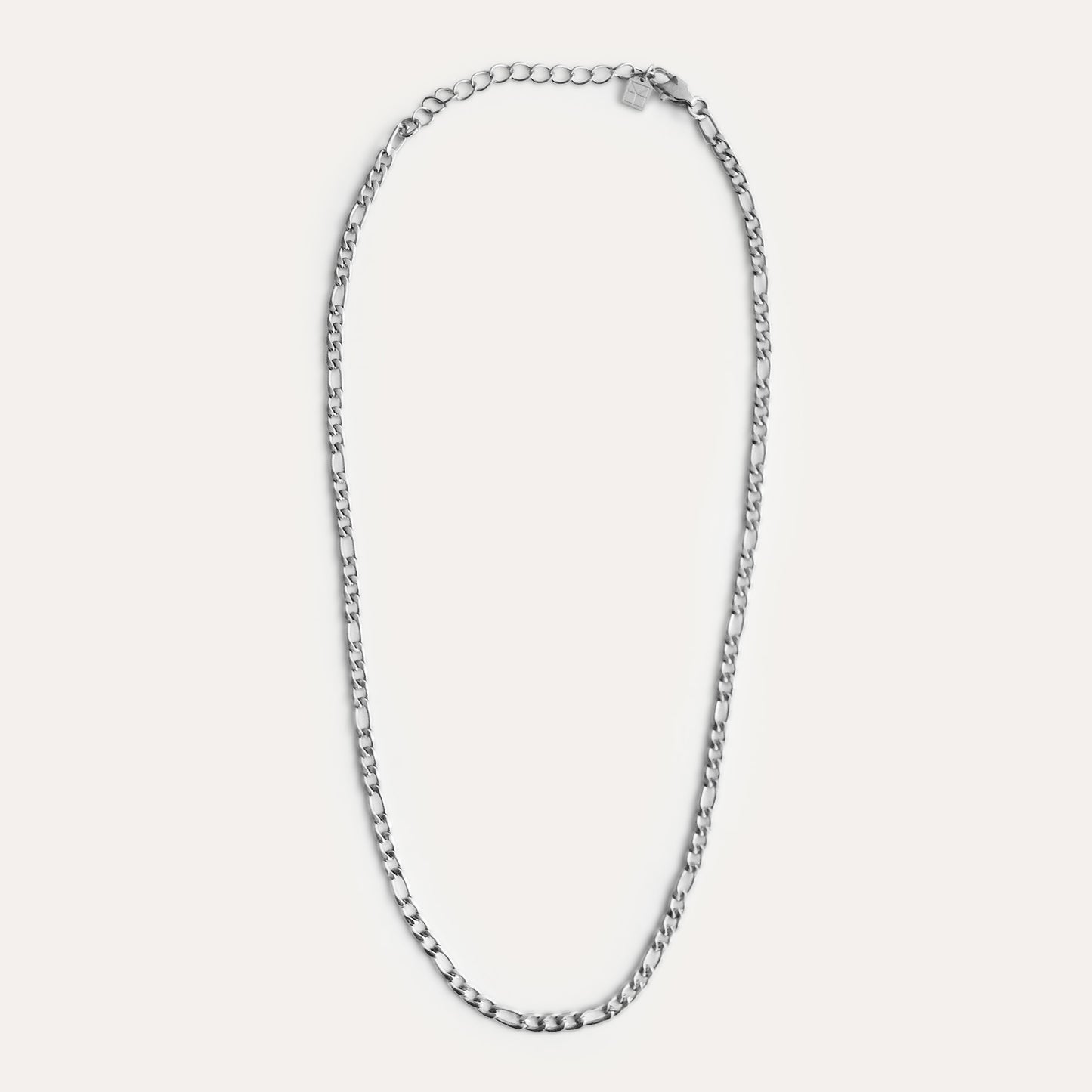 Figaro Chain Necklace Silver