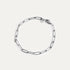 Classic Paper Clip Chain Bracelet Silver