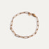 Classic Paper Clip Chain Bracelet Gold