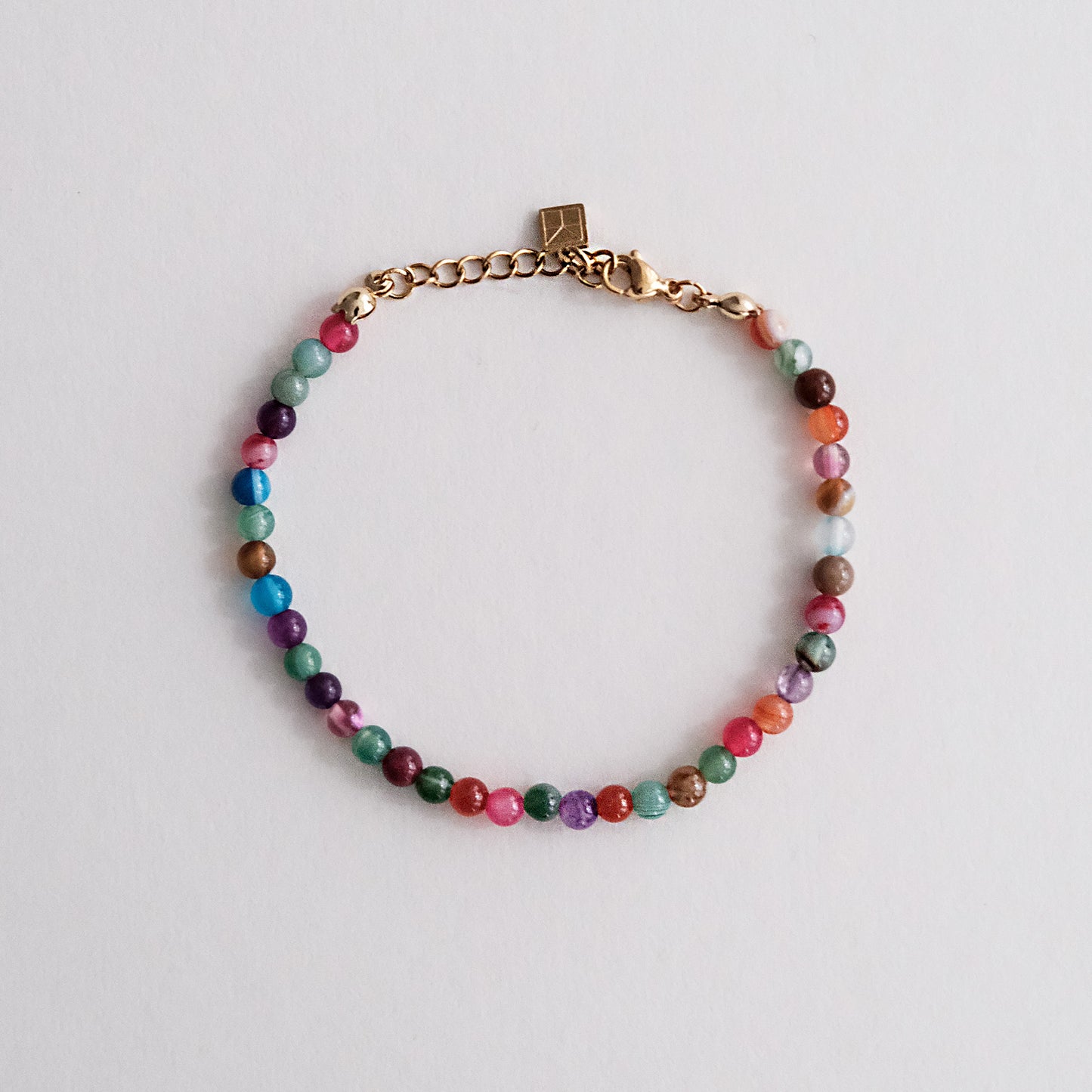 Rainbow Gemstone Bracelet Multi