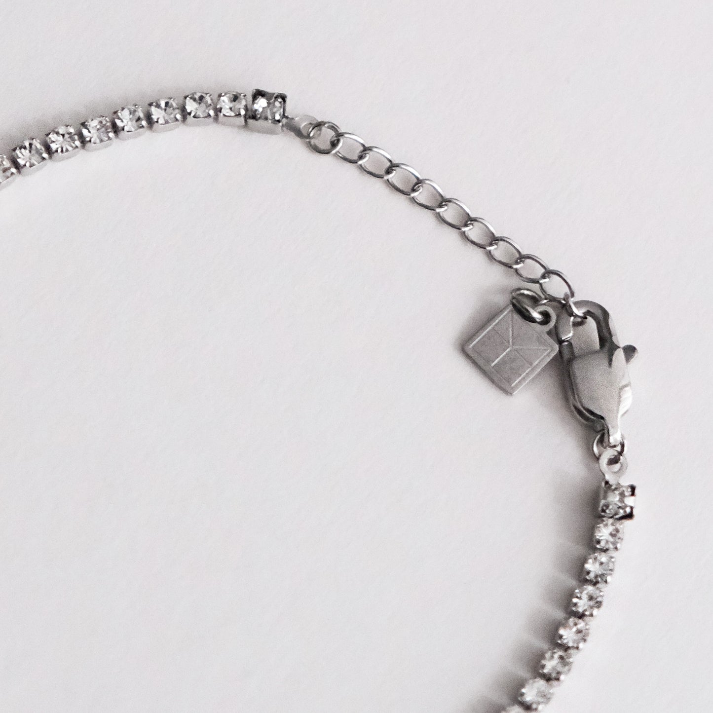 Tennis Chain Bracelet Silver