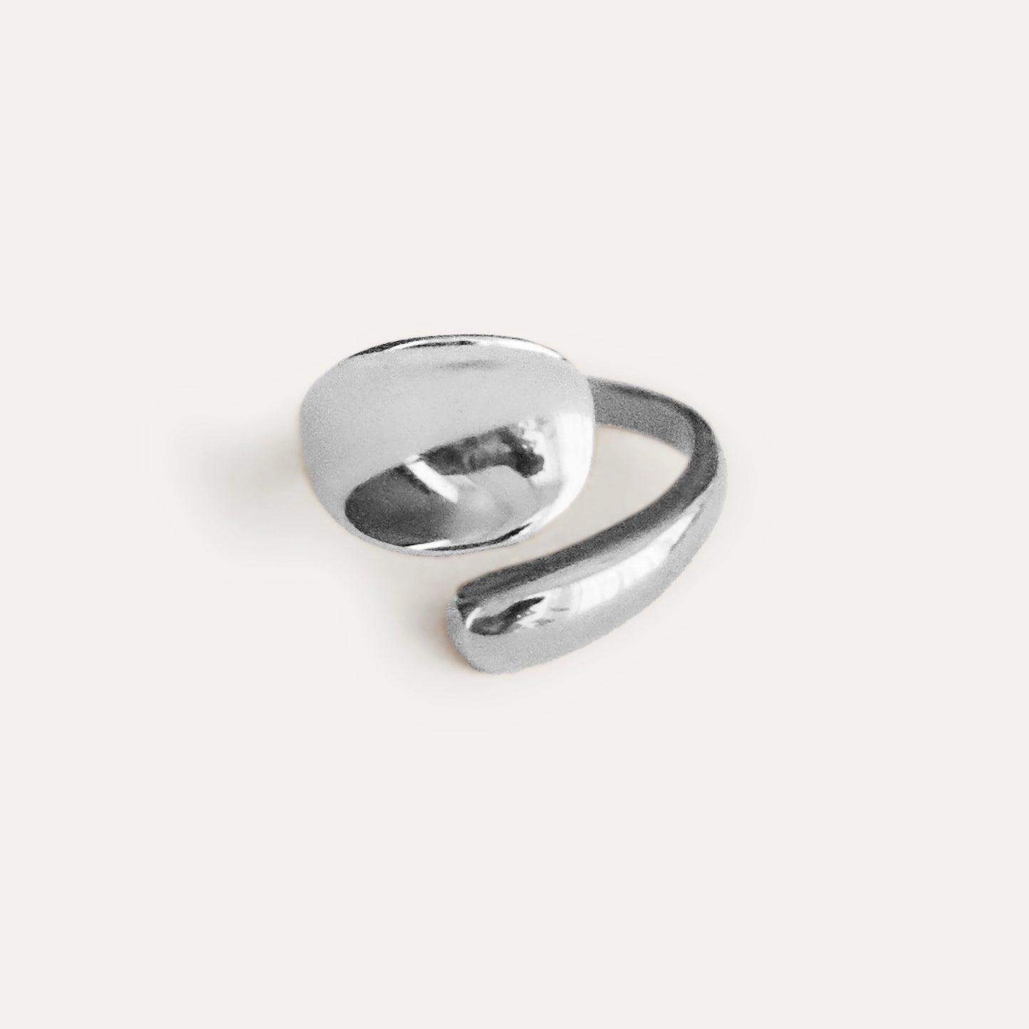 Adella Adjustable Ring Silver