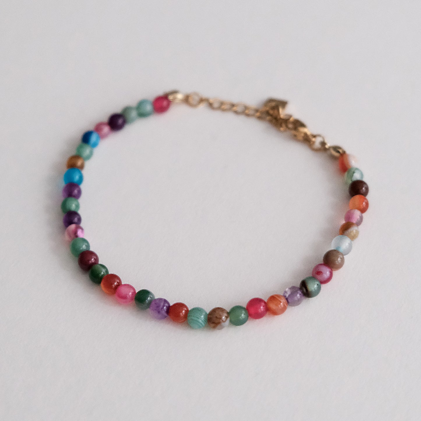 Rainbow Gemstone Bracelet Multi