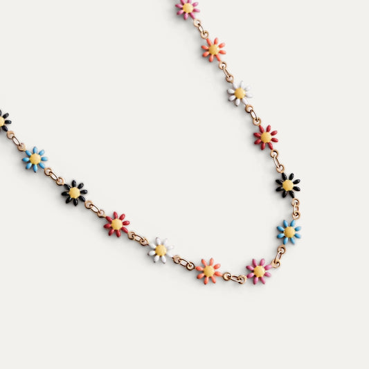 Daisy Necklace Multi