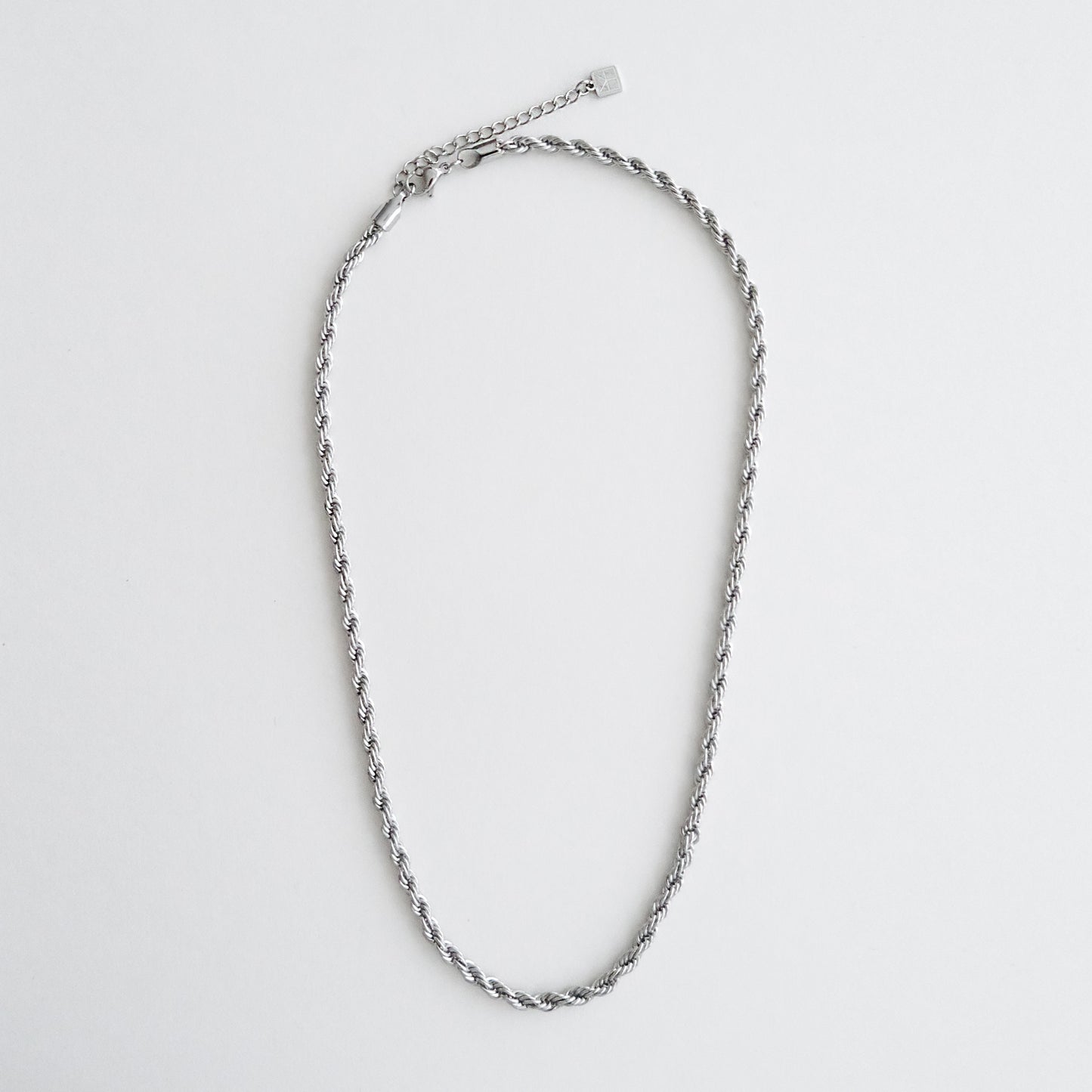 Rope Necklace Silver