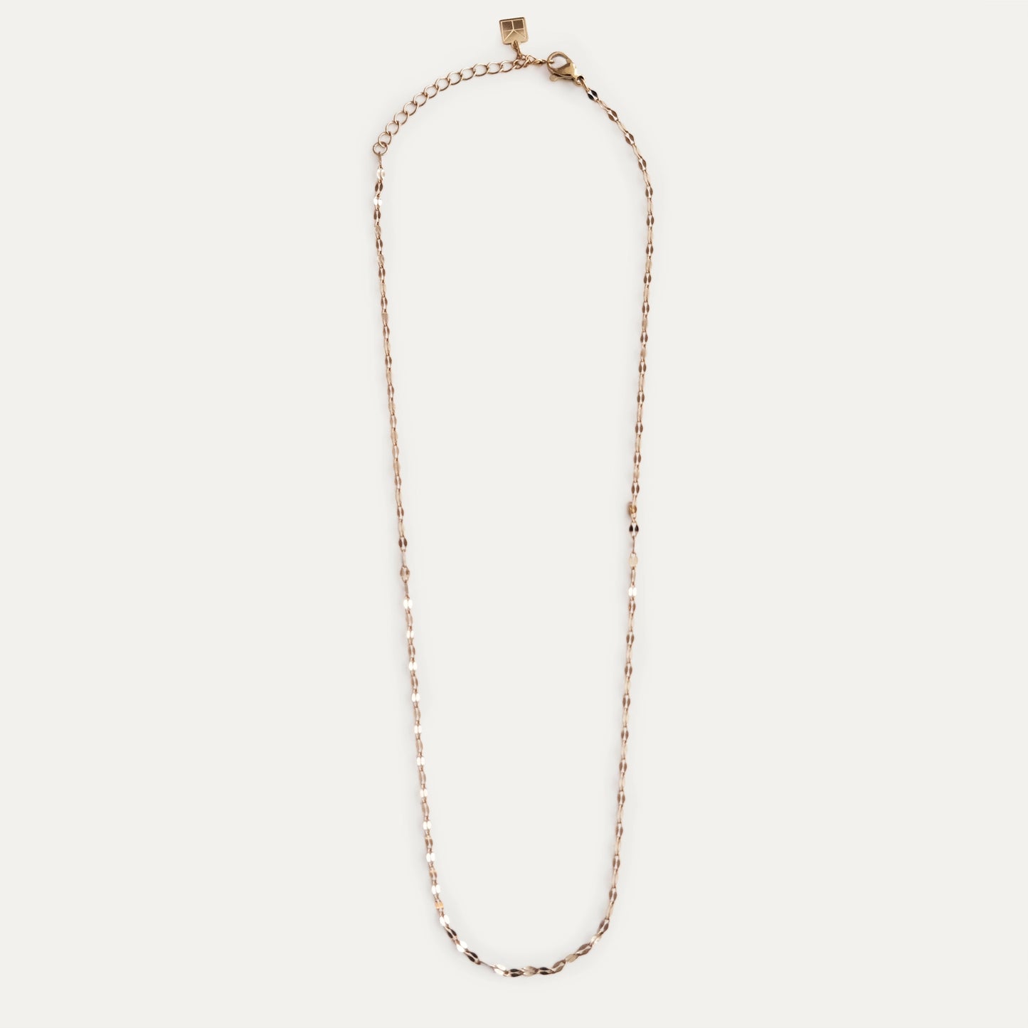 Delicate Lipchain Necklace Gold