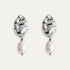 Susanna Pearl Drop Earrings Silver