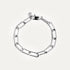 Chunky Paperclip Chain Bracelet Silver