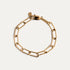 Chunky Paperclip Chain Bracelet Gold