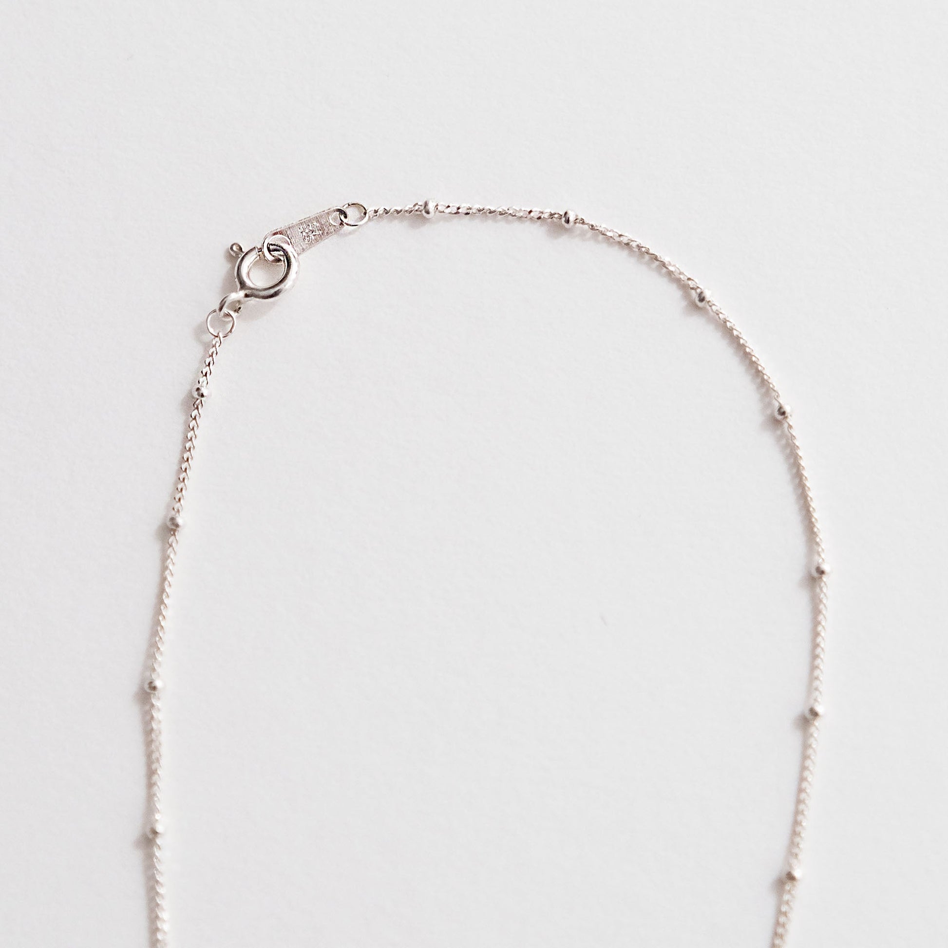 Abstract Coin Necklace Silver - HYE STUDIO