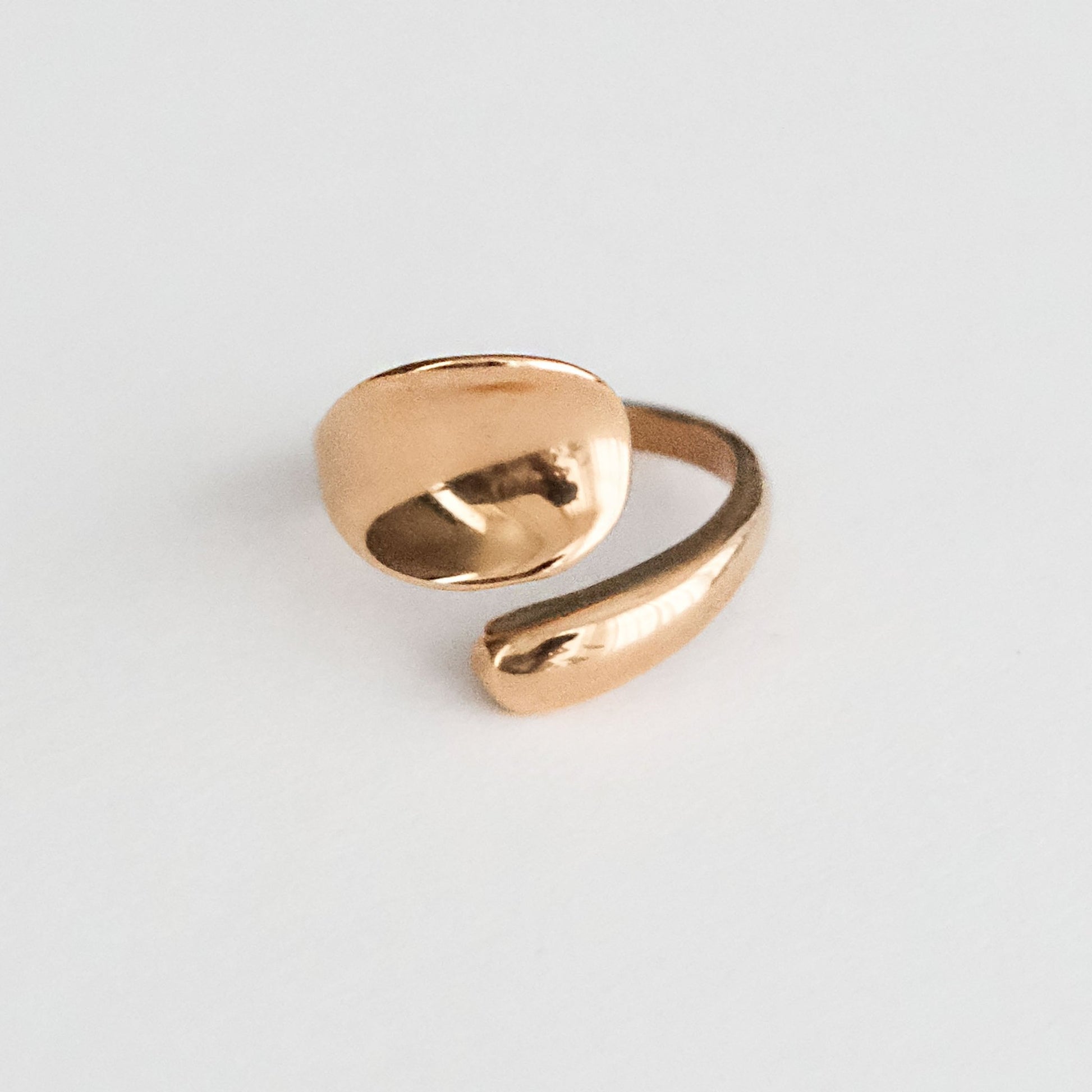 Adella Adjustable Ring Gold - HYE STUDIO