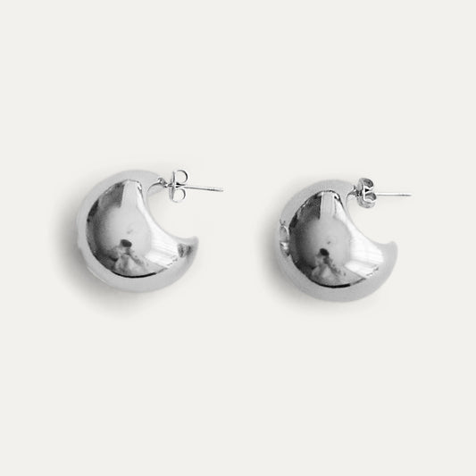 Diana Stud Earrings Silver