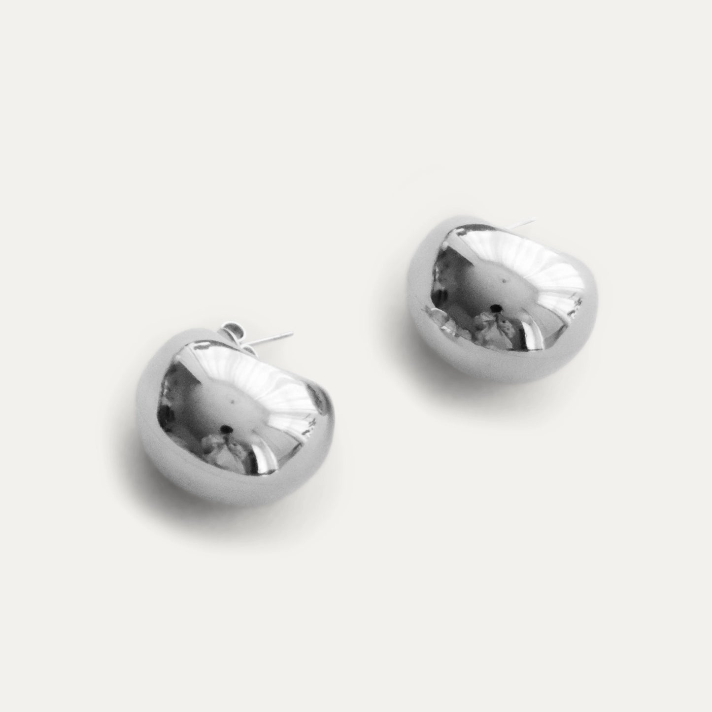 Diana Stud Earrings Silver