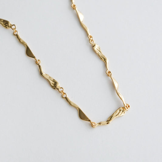 Eva Necklace Gold - HYE STUDIO