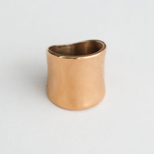 Lucy Chunky Ring Gold - HYE STUDIO