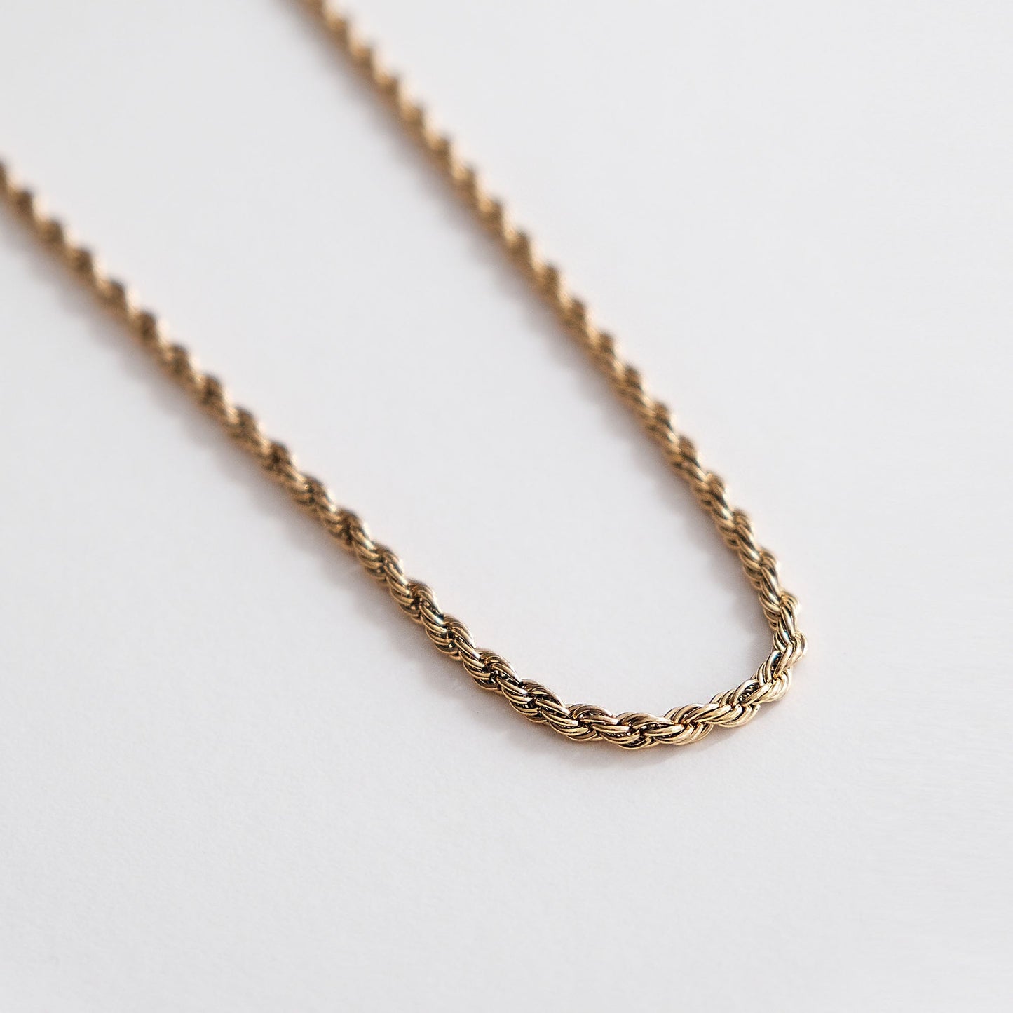 Rope Necklace Gold - HYE STUDIO