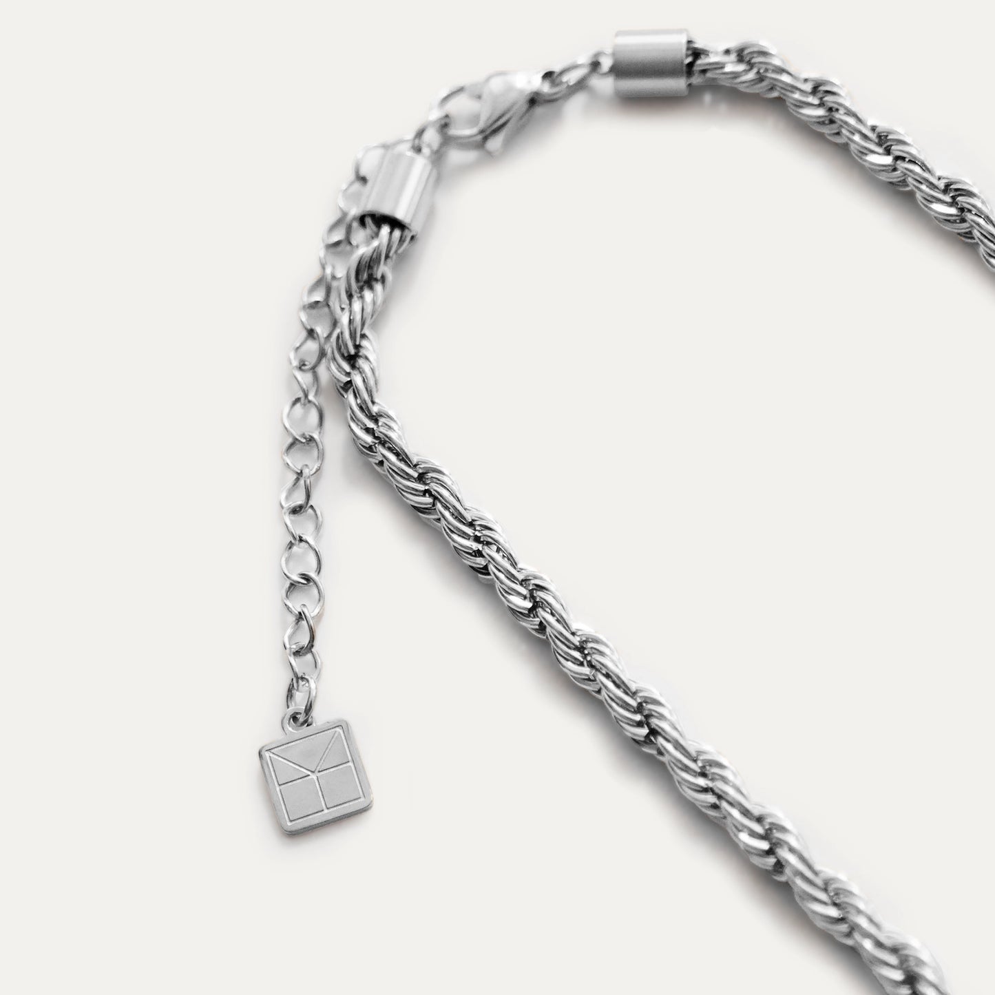 Rope Necklace Silver