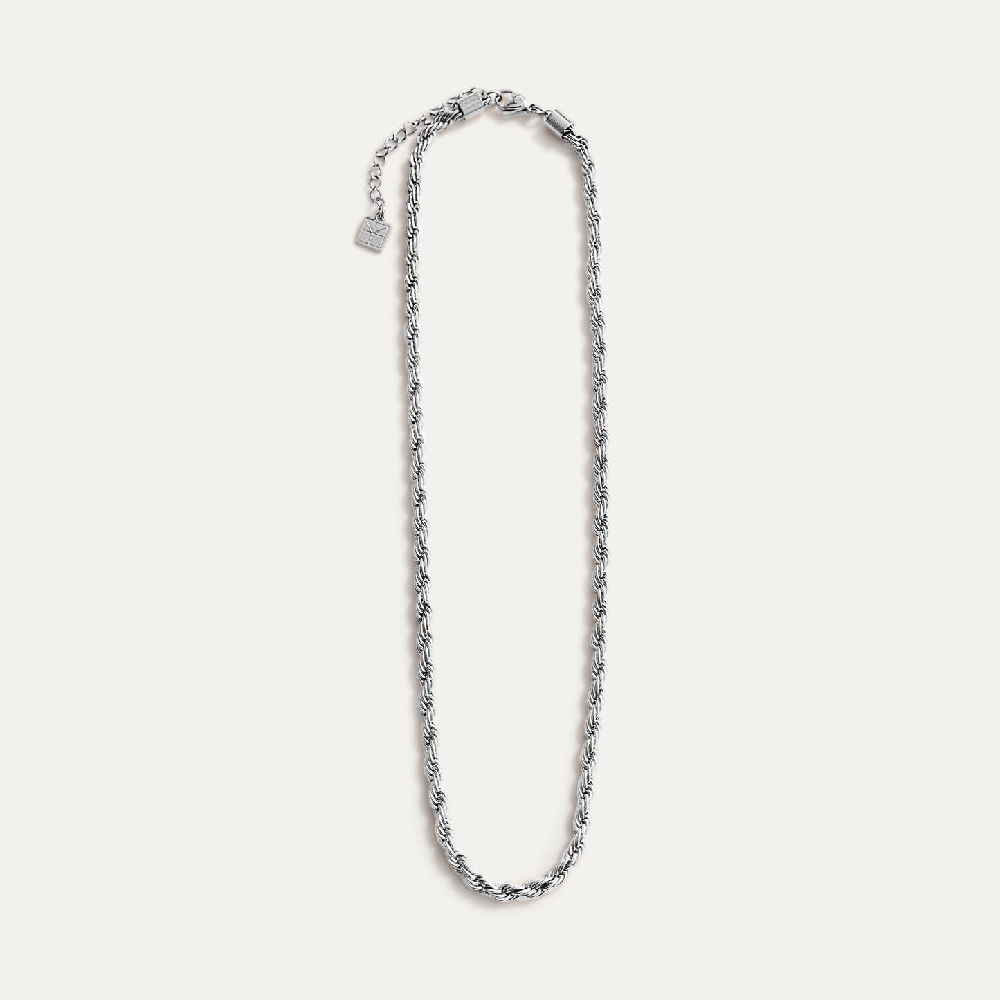 Rope Necklace Silver