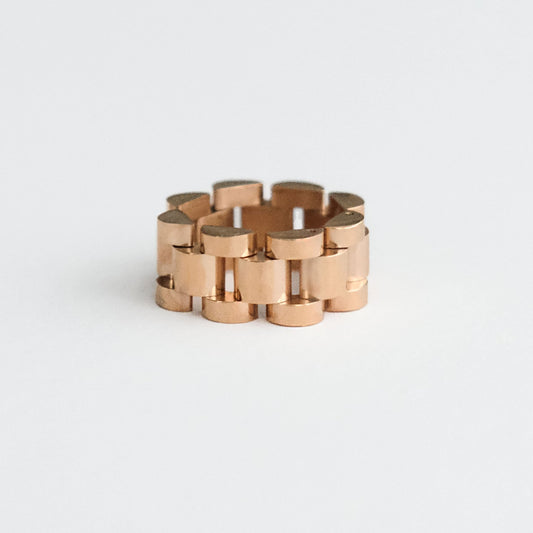 Watch Strap Ring Gold - HYE STUDIO